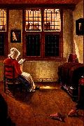 Pieter Janssens Woman Reading Spain oil painting artist